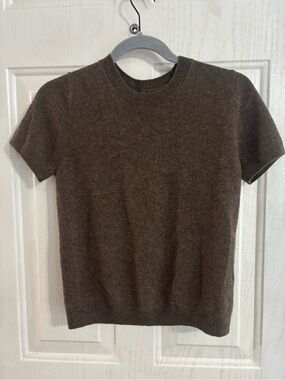 Quince women cashmere Sweater in Brown